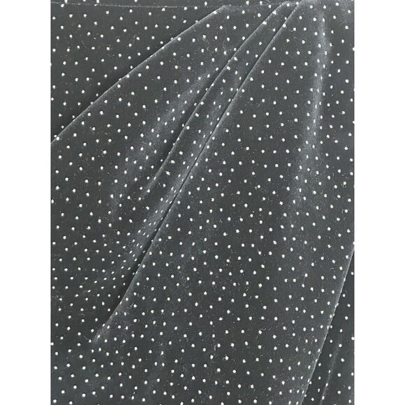 THEORY Women's Plelated Wrap Dot Velvet Mini Skirt Black Size 0 $355 NWT - Picture 4 of 10